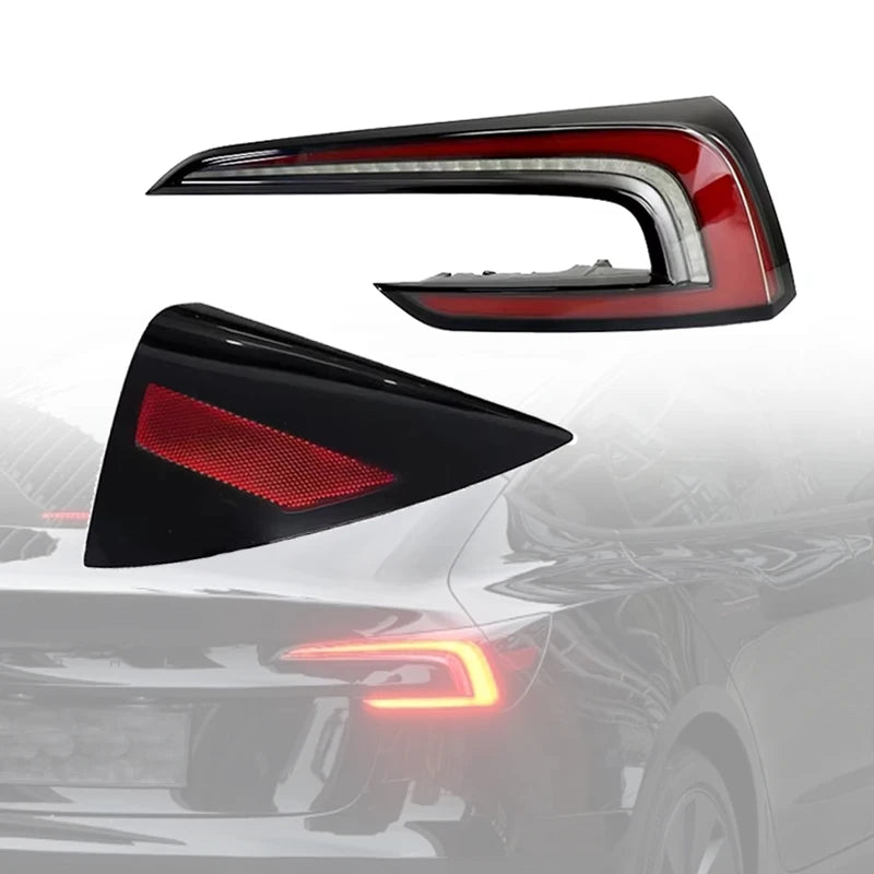 New Tail light Assembly & Rear Charging Port Cover Trim Panel For Tesla Model 3 Highland 2023-2026 Auto Replacement Parts