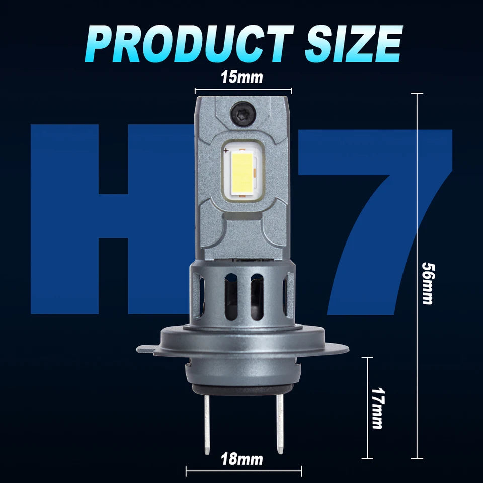 Dream Chaser 20000LM Mini H7 LED Headlight Bulb Wireless 120W CSP for Car Headlamp Auto Diode Lamps H7 Turbo Led 12V 6500K