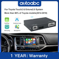 AUTOABC 2025 Wireless Carplay For Toyota Auris C-HR  2014-2018 with Android Auto Mirror Link AirPlay Functions