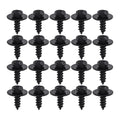 M6*16 Hex Flange Self-Tapping Screws for Toyota Honda Ford Car Bumper Fender Mudguard Carbon Steel Screws Fastener Auto Parts